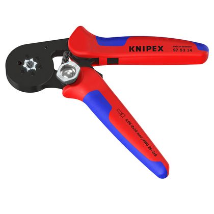 Pince à sertir Knipex PRO AUTO - AJUSTABLE EMBOUT CABLE 180mm POIGNEE ERGONOMIQUE 97 53 14 MADE IN GERMANY Universel