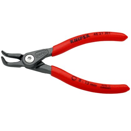 Pince à circlips Knipex INTERIEUR PRO 130mm DIAM 8 A 13mm GRIS ANTIROUILLE POINTE 0,9mm COUDEE 48 21 J01 MADE IN GERMANY Universel