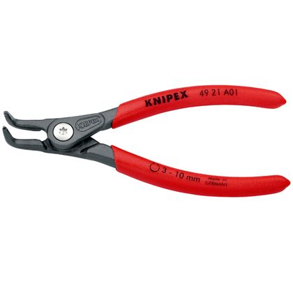 Pince à circlips Knipex EXTERIEUR PRO 140mm DIAM 3 A 10mm GRIS ANTIROUILLE POINTE 0,9mm COUDEE 49 21 A01 MADE IN GERMANY Universel