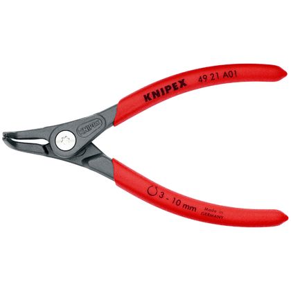 Pince à circlips Knipex EXTERIEUR PRO 140mm DIAM 3 A 10mm GRIS ANTIROUILLE POINTE 0,9mm COUDEE 49 21 A01 MADE IN GERMANY Universel