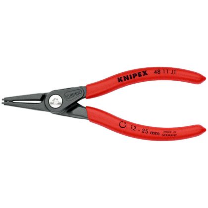 Knipex INTERIEUR PRO 140mm DIAM 12 TO 25mm GREY ANTI-RUST POINT 1.3mm STRAIGHT 48 11 J1 MADE IN GERMANY Universal Circlip pliers