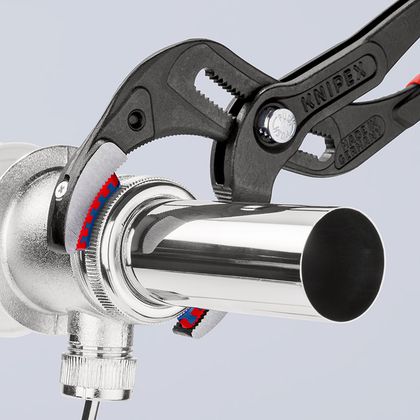 Knipex MULTI PRO CONNECTOR, TUBE RING SCREW CONNECTION 250mm GREY RUSTPROOF PVC SHEATH 81 11 250 MADE IN GERMANY Universal Tongue-and-groove pliers