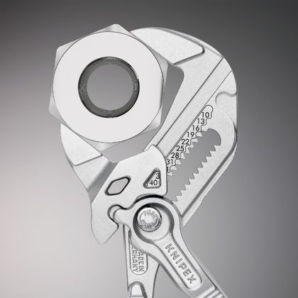 Knipex CLE PRO ROBUSTE 180mm CHROME POLYVALENT 86 03 180 MADE IN GERMANY Wasserpumpenzange Universell