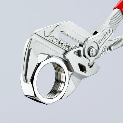 Knipex CLE PRO ROBUSTE 180mm CHROME POLYVALENT 86 03 180 MADE IN GERMANY Wasserpumpenzange Universell