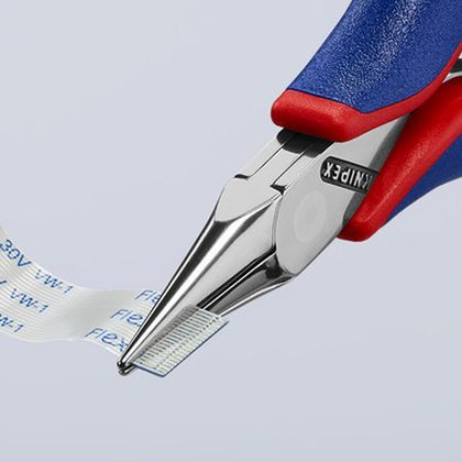 Pince à bec Knipex PLAT PRO 115mm CHROME POIGNEE ERGONOMIQUE IDEAL LES TRAVAUX PRECISION 35 12 115 MADE IN GERMANY Universel