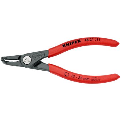 Knipex INTERIEUR PRO 130mm DIAM 12 A 25mm GRIS ANTIROUILLE POINTE 1,3mm COUDEE 48 21 J11 MADE IN GERMANY Universal Circlip pliers