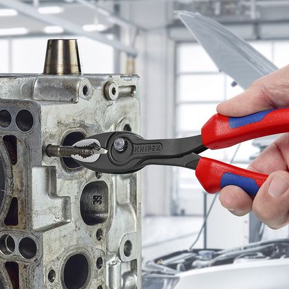 Knipex PRO TWINGRIP 200mm GRAU ROSTFREI 82 02 200 MADE IN GERMANY Wasserpumpenzange Universell