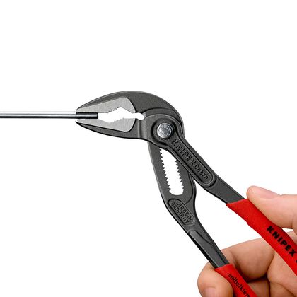 Knipex MULTI PRO COBRA ES ULTRA EFFILE 180mm GRAU ROSTFREI 87 51 180 MADE IN GERMANY Wasserpumpenzange Universell