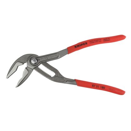 Knipex MULTI PRO COBRA ES ULTRA EFFILE 180mm GRAU ROSTFREI 87 51 180 MADE IN GERMANY Wasserpumpenzange Universell