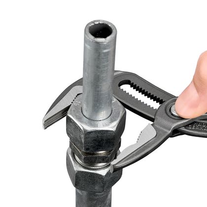 Knipex MULTI PRO COBRA ES ULTRA EFFILE 180mm GRAU ROSTFREI 87 51 180 MADE IN GERMANY Wasserpumpenzange Universell