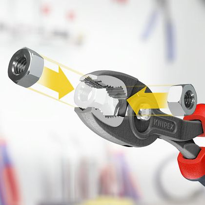 Knipex PRO TWINGRIP 150mm GRAU ROSTFREI 82 02 150 MADE IN GERMANY Wasserpumpenzange Universell