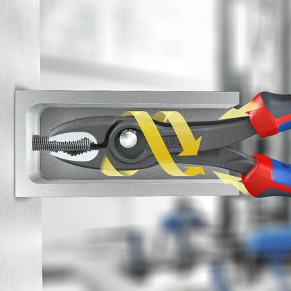 Knipex PRO TWINGRIP 150mm GRAU ROSTFREI 82 02 150 MADE IN GERMANY Wasserpumpenzange Universell