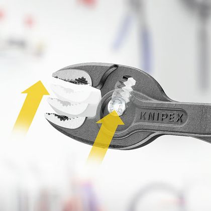 Knipex PRO TWINGRIP 150mm GRAU ROSTFREI 82 02 150 MADE IN GERMANY Wasserpumpenzange Universell