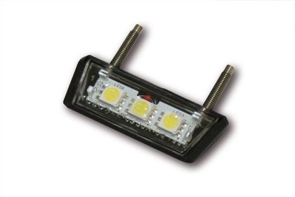 Koso Mini LED License Plate Light, Black, E-mark Lichten Universeel