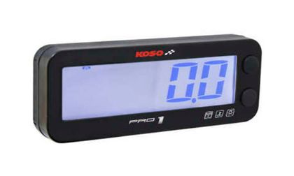 Compteur Koso Compte-tours Pro-1 LCD multifonctions noir Ref : KOS00072A / 1067445 