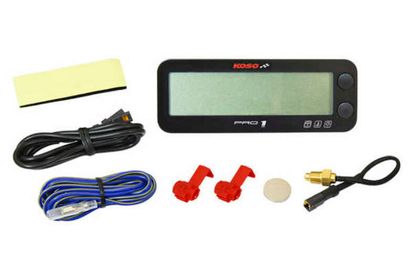 Compteur Koso Compte-tours Pro-1 LCD multifonctions noir