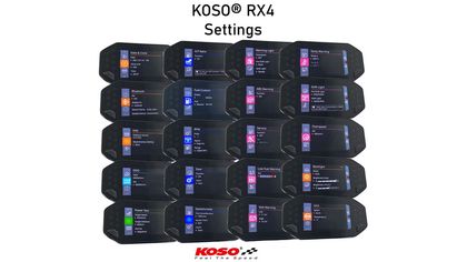 Compteur Koso Digital Multifunction Cockpit, RX-4, MT-07/09, XSR 700/900