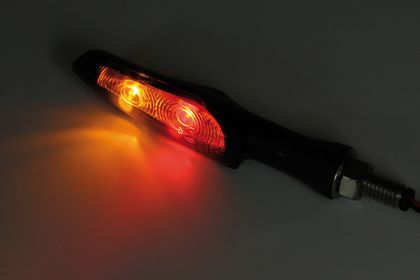 Koso LED Taillight Indicator INFINITY,Black Smoke Lens Richtingaanwijzer Universeel