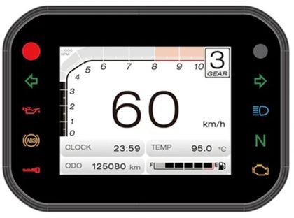Koso multifunktion TFT RX - 3S 15000 omdr min Universel Tachometer