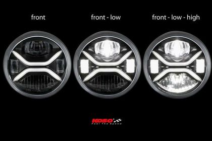 Phare avant Koso Insert LED XENITH - fixation latérale Universel Ref : KOS00128A / 1140158 