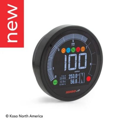 Koso multifunktion DL - 04 Unlimited Universel Tachometer