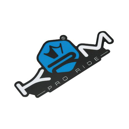Sticker plaque phare KRM 80x40 mm BLEU Universel