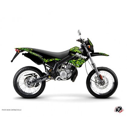 Kit déco Kutvek 50 A BOITE PREDATOR - VERT Ref : KUTV00031A / 158870 
