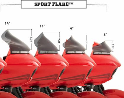Klock Werks Flare Windscherm