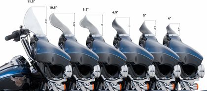 Pare brise Klock Werks Flare Universel