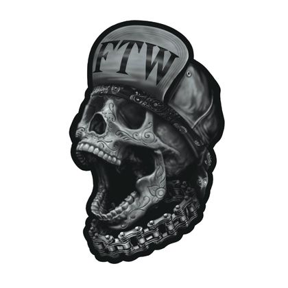 Lethal Threat MINI TOTENKOPF FTW 60x80mm Aufkleberbogen Universell
