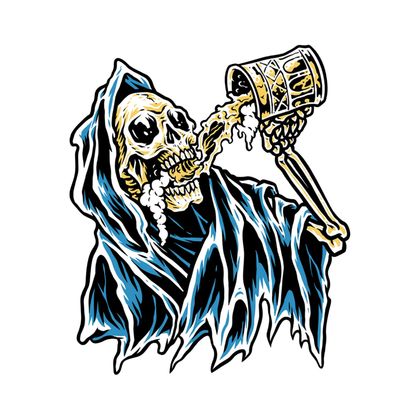 Planche de stickers Lethal Threat MINI BEER REAPER 60x80mm Universel