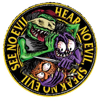 Lethal Threat MINI GEEN KWADE MONSTERS 60x80mm Stickervel Universeel