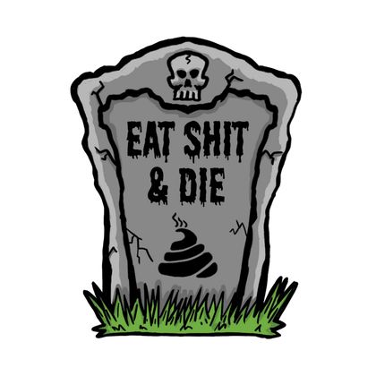 Planche de stickers Lethal Threat MINI SHIT DIE 60x80mm Universel