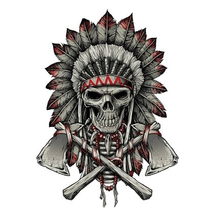 Lethal Threat MINI RENEGADE SKULL 60x80mm Aufkleberbogen Universell
