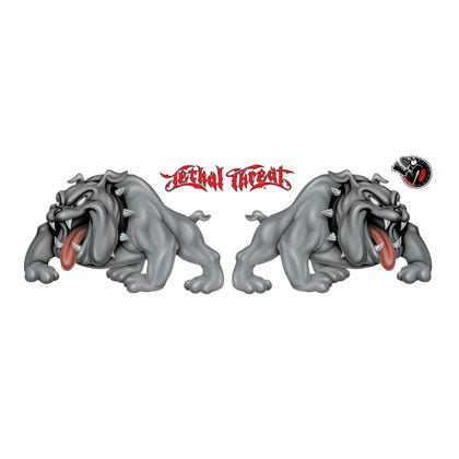 Lethal Threat SIDEVIEW Stickervel Universeel