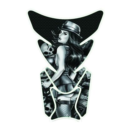Protège réservoir Lethal Threat PROTECTION MOTO GANGSTER GIRL 180x220mm LT70103 Universel