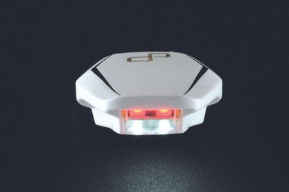 Support de plaque LighTech Eclairage de plaque LED Python couvercle blanc entraxe 26mm