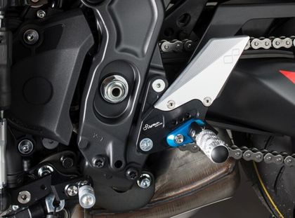 Estriberas LighTech Racing Foldable/Adjustable Rearset Standard Shifting