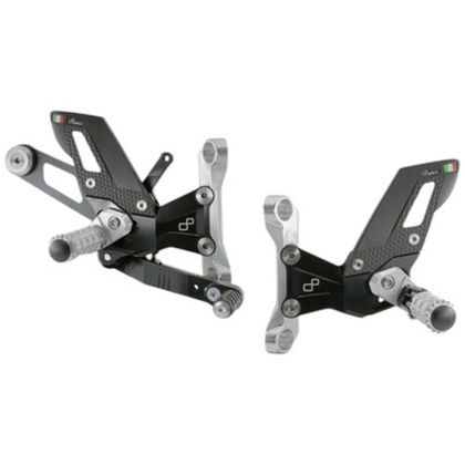 Pedane regolabili LighTech Adjustable Rear Sets With Fold Up Footpeg Ref : LIG00285A / 1125571 