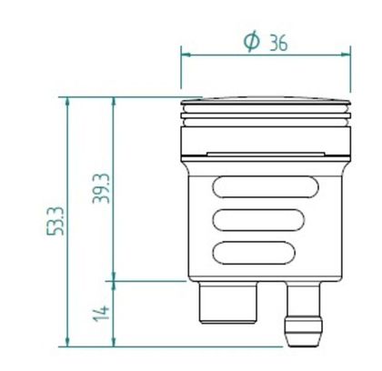 LighTech 16cm³ Master cylinder jar