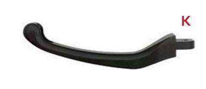 LighTech Lever-Kit Foldable Magnesium Typ J - Alien Brake and clutch levers Ref : LIG00991A / 1123022 