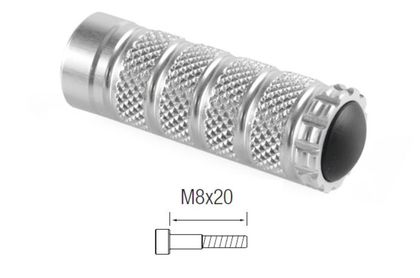LighTech M8x20 zilver Voetsteun Universeel