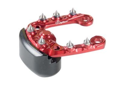 LighTech Supermotard Foot Rest Kit Ergal Red Voetsteun Universeel