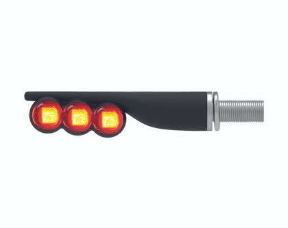 Clignotant LighTech s Led plastique ABS noir Ref : LIG01256A / 1071939 