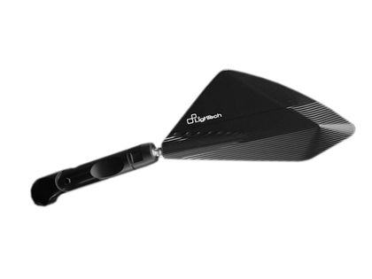LighTech M10 x 1,25 - Black - Pair Rearview mirror
