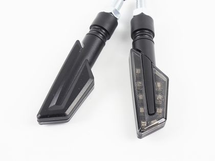 Clignotant LighTech Led plastique ABS noir Ref : LIG01648A / 1071933 