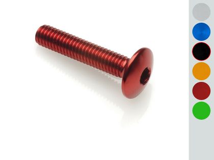 LighTech Vis hoved med hældning M5 x 20 Ergal sort Universel Motorbolt