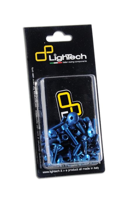 LighTech vis frame cobalt alu 28 stuks Schroevenkit