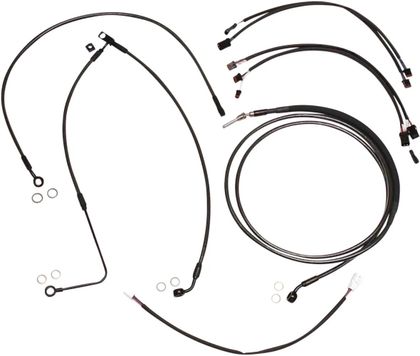 Kit installation guidon Magnum 06620255 Ref : MAG00520A / 06620255 HARLEY DAVIDSON 1802 FLSS 1802 SOFTAIL SLIM S - 2016