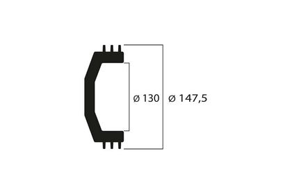 Malossi Clutch Bell Lamellae Int 130 Koblingsskive Ref : MAL00817A / 1129655 